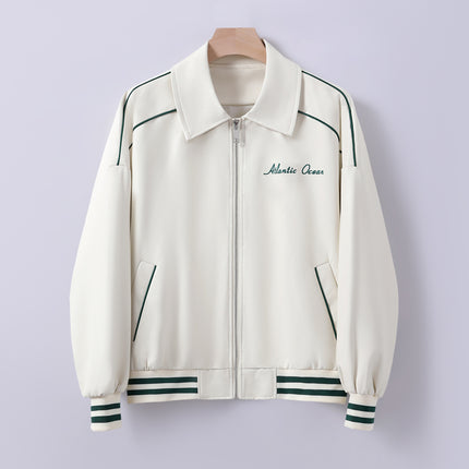 THEME 21 Women New Fashion Pu Leather Jacket Casual Rib Bottom Baseball Clothing Fall of 2026 New Fashion Sports Clothing Coat