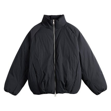 THEME 21 Women's New Fashion Stand Collar Keep Warm Cotton-Padded Coat Bomber Jacket