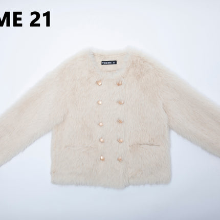 THEME 21 Women New Fashion Warm Fur Clothing for Winter of 2024