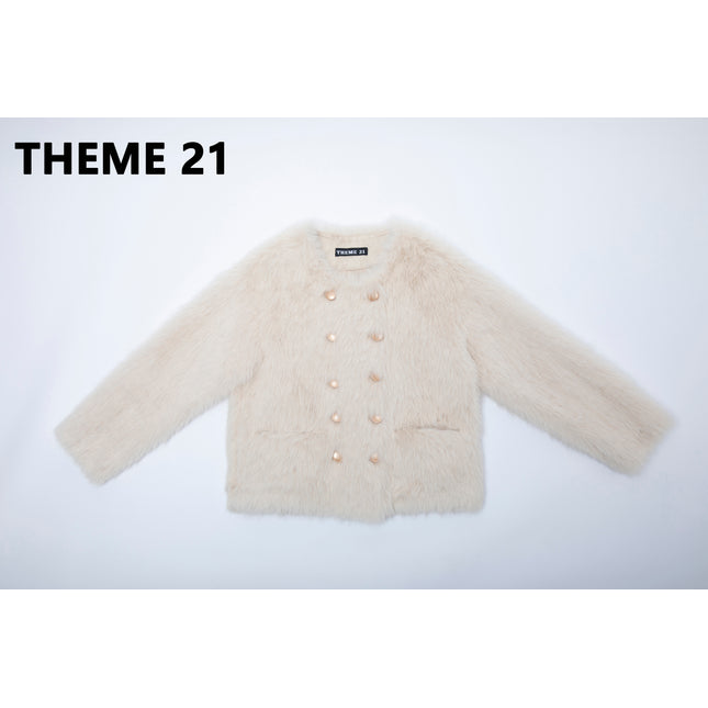 THEME 21 Women New Fashion Warm Fur Clothing for Winter of 2024