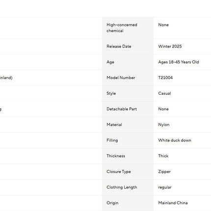 THEME 21 Stand Collar Warm down Jacket Lightweight Waterproof Windproof Cold-resistant Down Coat Winter Fashion New Arrival 2025