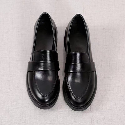 New Simple Patent Leather Loafer Shoes for Women 2023 Spring Autumn Slip on Casual Shoes Women Solid Color Soft Sole Flats
