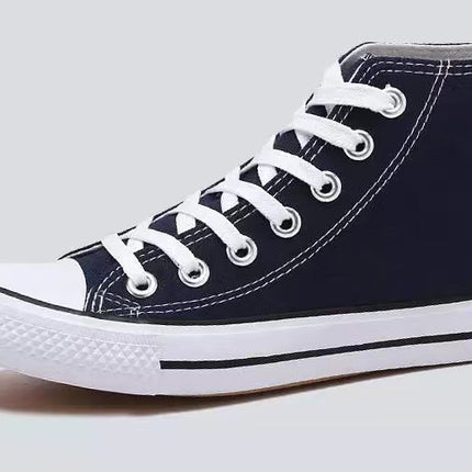 Classic Women Canvas Shoes Sneakers Fashion Low High Top Women Shoes Flat Unisex Lover Shoes Walking Outdoor Shoes