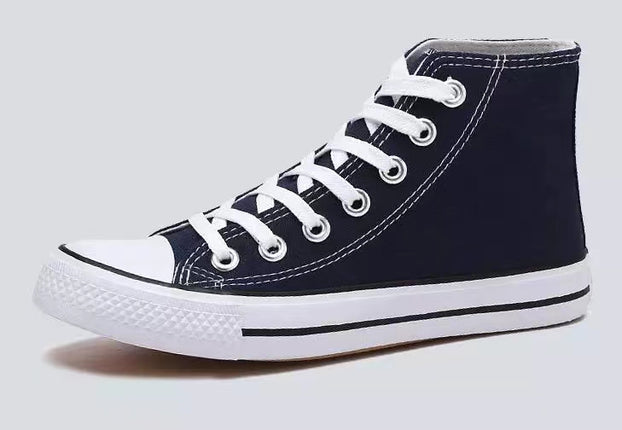 Classic Women Canvas Shoes Sneakers Fashion Low High Top Women Shoes Flat Unisex Lover Shoes Walking Outdoor Shoes