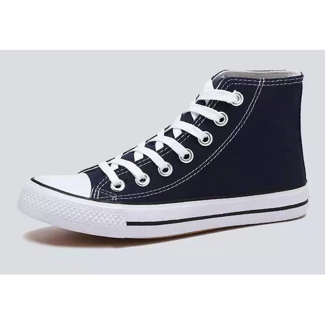 Classic Women Canvas Shoes Sneakers Fashion Low High Top Women Shoes Flat Unisex Lover Shoes Walking Outdoor Shoes