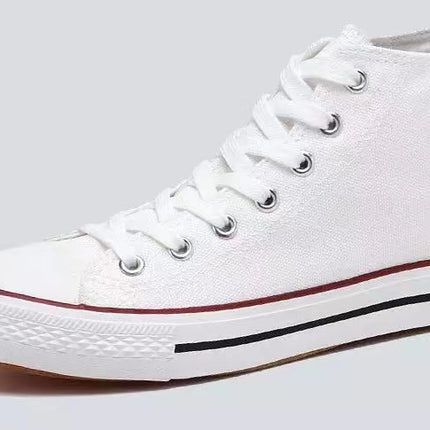 Classic Women Canvas Shoes Sneakers Fashion Low High Top Women Shoes Flat Unisex Lover Shoes Walking Outdoor Shoes