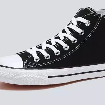 Classic Women Canvas Shoes Sneakers Fashion Low High Top Women Shoes Flat Unisex Lover Shoes Walking Outdoor Shoes