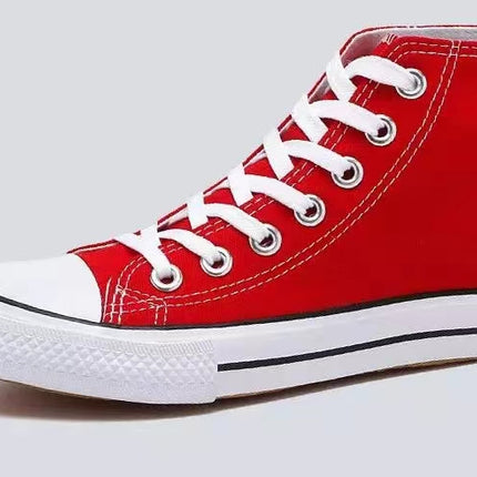 Classic Women Canvas Shoes Sneakers Fashion Low High Top Women Shoes Flat Unisex Lover Shoes Walking Outdoor Shoes