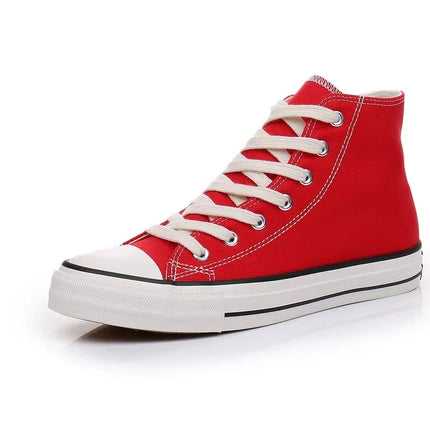 Women Shoes New Retro Lowtop Sneakers Shoes for Women Canvas Round Toe Cross-tie Casual Flats Women High Top Shoes 2022