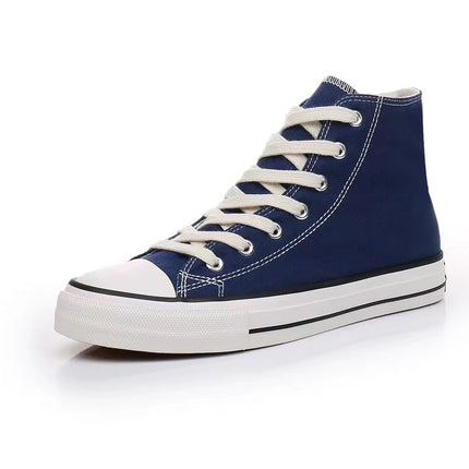 Women Shoes New Retro Lowtop Sneakers Shoes for Women Canvas Round Toe Cross-tie Casual Flats Women High Top Shoes 2022