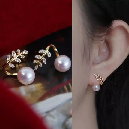 Ladies Fashion Imitation Pearl Earrings For Women Girls Korean Simple Trend Stud Earing Party Senior Jewelry Accessories