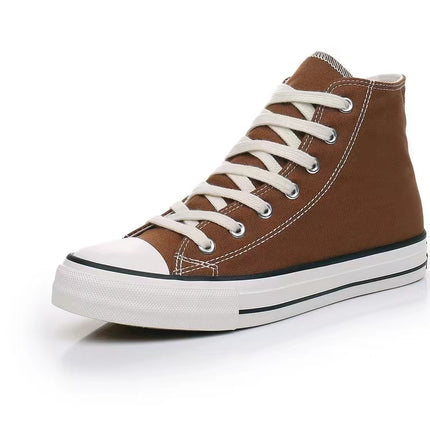 Women Shoes New Retro Lowtop Sneakers Shoes for Women Canvas Round Toe Cross-tie Casual Flats Women High Top Shoes 2022