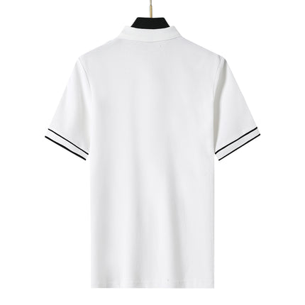 ANYBUY Polo T Shirt Women Summer Short Sleeve Contrast Rib Business Clothing Luxury Women T Shirt Casual Fashion Female Tops Trending