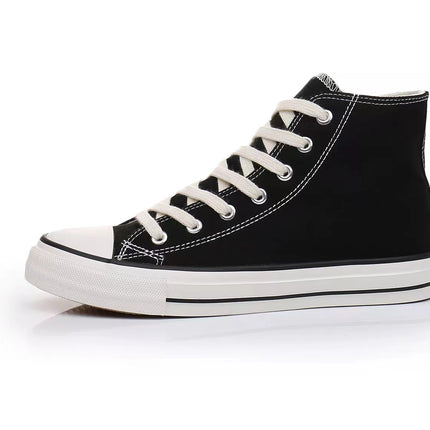 Women Shoes New Retro Lowtop Sneakers Shoes for Women Canvas Round Toe Cross-tie Casual Flats Women High Top Shoes 2022
