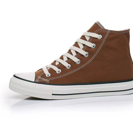 Women Shoes New Retro Lowtop Sneakers Shoes for Women Canvas Round Toe Cross-tie Casual Flats Women High Top Shoes 2022