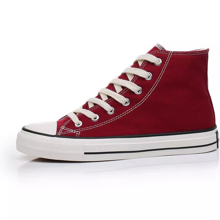 Women Shoes New Retro Lowtop Sneakers Shoes for Women Canvas Round Toe Cross-tie Casual Flats Women High Top Shoes 2022
