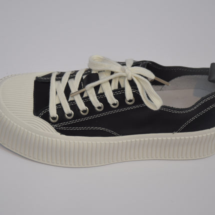ANYBUY 2023 New Spring and Fall Real Leather Women's Lace up Basic Flat Shoes Casual Board Shoes Simple Women's Shoes